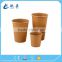 Disposable Brown Kraft Paper Cup for Hot Coffee