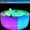 led small round table& have different colors bar table for sale