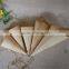 FSC top grade custom pine wooden mini cone for food