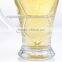 Father's day gifts football shape beer stein with handle glass metarial