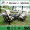 Leisure cast aluminum outdoor furniture garden modern sofa set