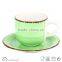 Cup Saucer silk screen high quality modern design top sale with strips relaxation style