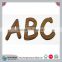 Mahogany pine wood XXL Wooden Alphabet Letters / Nursery Decor / Alphabet Wall