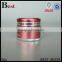 50g pink cosmetics container glass jar with pink lid