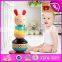 Best wholesale toys suppliers wooden baby stacking blocks for sale W13D148