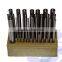28PC Alloy Steel Hardened HRc60 Hole Transfer Punch Tool Set