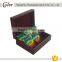 custom made 6 Compartment Mdf Wooden tea bag storage box