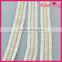 wholesale pretty gold ball chain white pearl beaded tape for ladies clothes WTPE-030