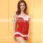 Womens Lingerie Red Christmas Bodydolls Lace Chemises