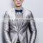 men's slim business suit gentleman checked suit SHT823