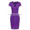 2016 high quality short sleeve cut-out design summer women dress