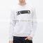 Fashion men latest custom design stone washed sweatshirt wholesale