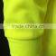 Mens plain long sleeve hi vis yellow pocket USA security t-shirt