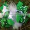 baby girls shamrock dress st patrick girls cotton dress with matching chunky necklace and bow set