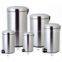 Stainless steel pedal waste bin