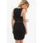 2015 New Design Hot in Summer Faux Stone Floral Fully Lined Beaded Dress