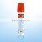 Colourful Disposable Medical Vacuum Blood Collection No Additive Blood Tube