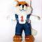 custom promotional 10cm plush fox baby toy keychain /furry fox keychain