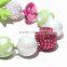 Girls bubblegum big chunky necklaces wholesale M5060609