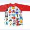 2017 Fashion Kids Small Superman Raglan Design Boys Wholesale t- Shirts