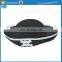 Black felt pirate hat with skull and crossbones design