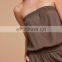 Spring Autumn Strapless Rayon Romper Jumpsuits For Women 2017 (17031001)