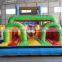adult & kids challenge course obstacle inflatable with water pool for rental