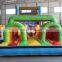 adult & kids challenge course obstacle inflatable with water pool for rental