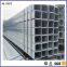 pre galvanized square steel pipe steel hollow tube/square hollow box section