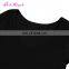 Wholesale Price black Reversible three quarter sleeve wholesale blouse modern tshirt