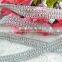 Hot selling rhinestone trimming banging with metal chain decoration for sandals/caps/garments/shoes