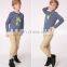 T-BP004 European Boys Fashion High Waist Sweat Wild Casual Pants