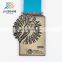 cheap wholesale bronze custom metal marathon medal sports