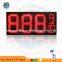  Hot Sale RF Wireless Control Outdoor 12inch Red 8.88 9/10 LED Digital Number For Gas Station Price Display Product Description