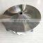 T04R 67.00/84.00mm 11+0 blades Turbocharger turbo milling/aluminum 2618/billet compressor wheel