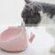 Amazon Hot Sell Lovely Ceramic Pet Feeder Dogs Cats Water Bowl Neck Protection