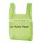 Biodegratable T-shirt bags for market place