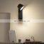 Hotel Project Indoor Wall Mounted Night Light Black Wall Sconce with Switch