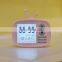 Time temperature display  table lamp alarm clock led alarm clock with backlight rechargeable