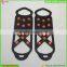 2016 eco-friendly anti-slip Over Shoe Studded Snow Grips Ice Grips Anti Slip Snow Shoes Crampons Cleats 11 studs