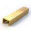 China Manufacturer Customized Extruded Brass Profile Brass U Shape Tube