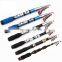 Amazon hot sales mini fishing rod 1m-2.3m glass pocket fishing rod XH super hard  fishing rod