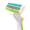 The hottest selling fashion hair removal knife can be customized green shaving knife