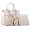 2021 Wholesale Cheap 5 Piece Set Pu Leather Key Case Cartera Tote Bag Handbag Hand Bags With Custom Logo