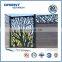Outdoor aluminum post with WPC fence panels laser cut