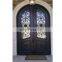High quality iron single door design wrought iron entry door