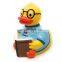 Promotional Bulk Rubber Ducky Weighted Floating Sound Squeaky Rubber Duck Bath Toys for Kids Gifts