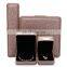 Factory Wholesale Pu Leather Brown Color Custom Jewelry Ring Boxes
