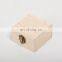 Solid Wood Box Flip Lid Custom Logo Rectangular Jewelry Box Storage