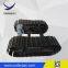 China gold manufacturer customized steel track undercarriage for mini crawler excavator drilling rig machinery